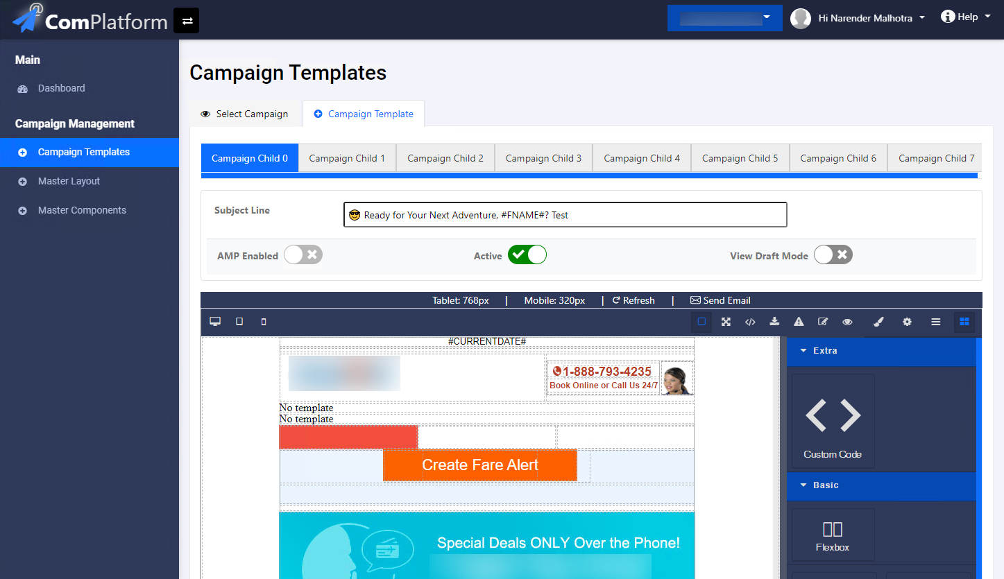 Legacy Communication Platform screen 6